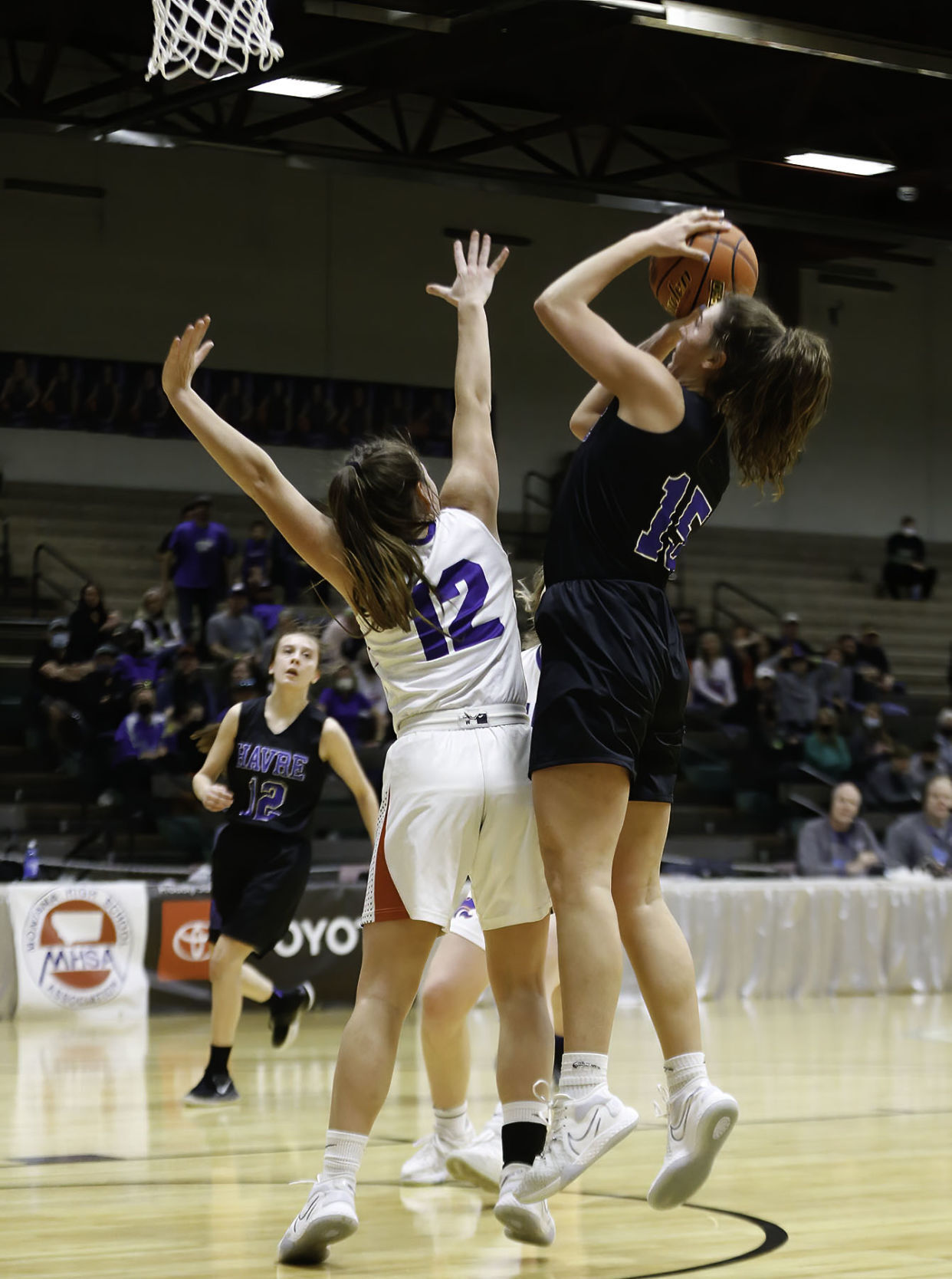 Class A girls Havre's Loy Waid